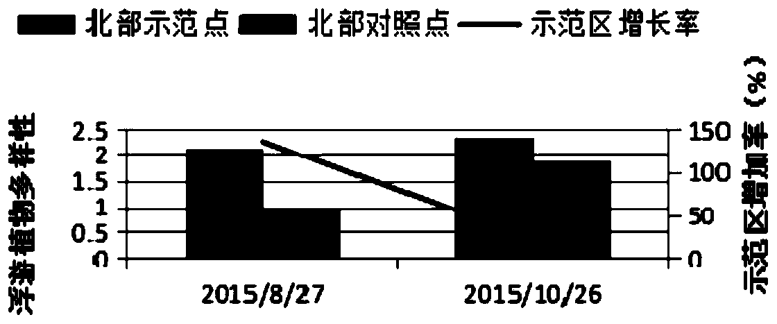 Regulation and stability maintenance method for shallow lake ecosystem