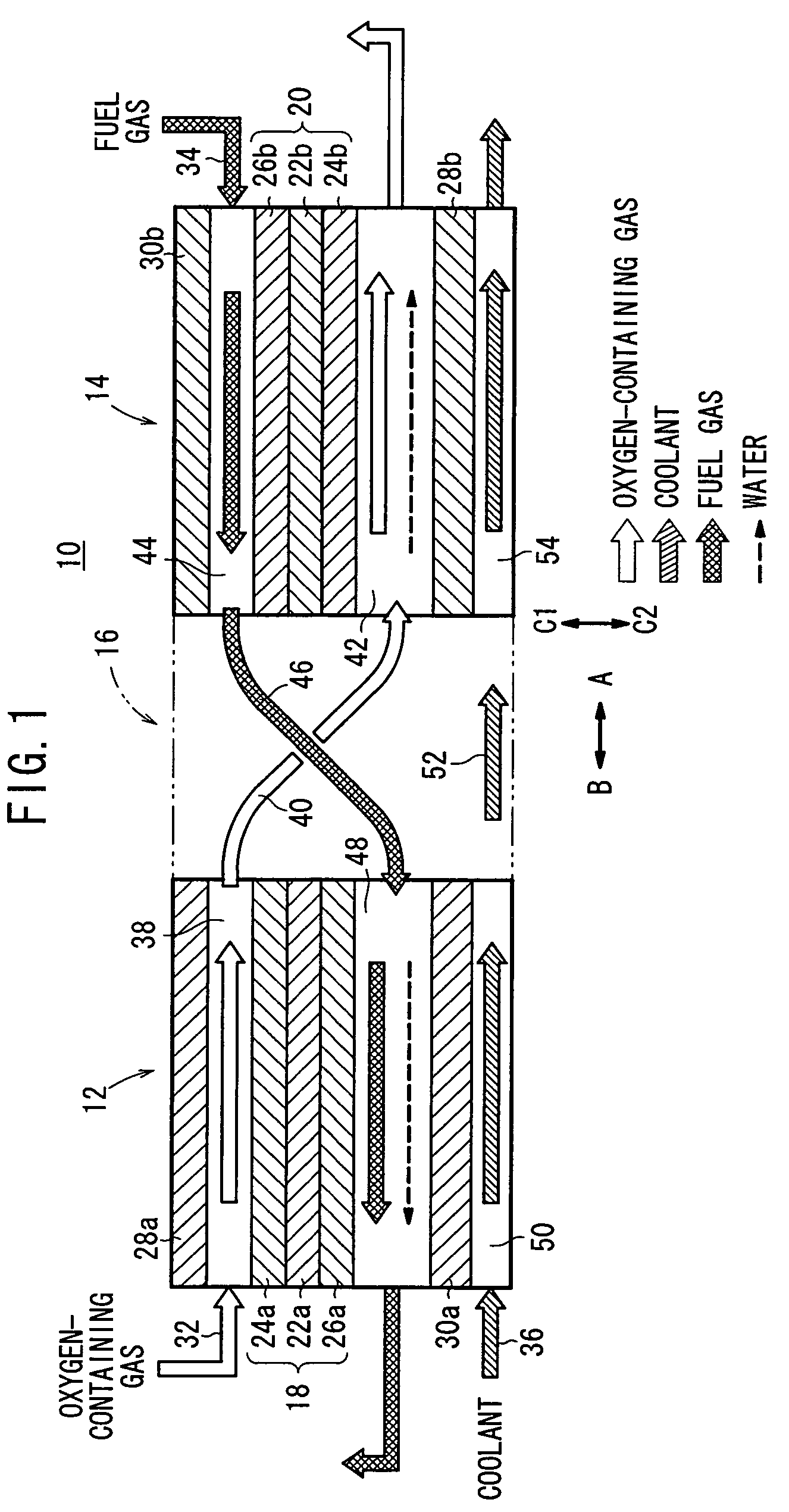 Solid polymer cell assembly