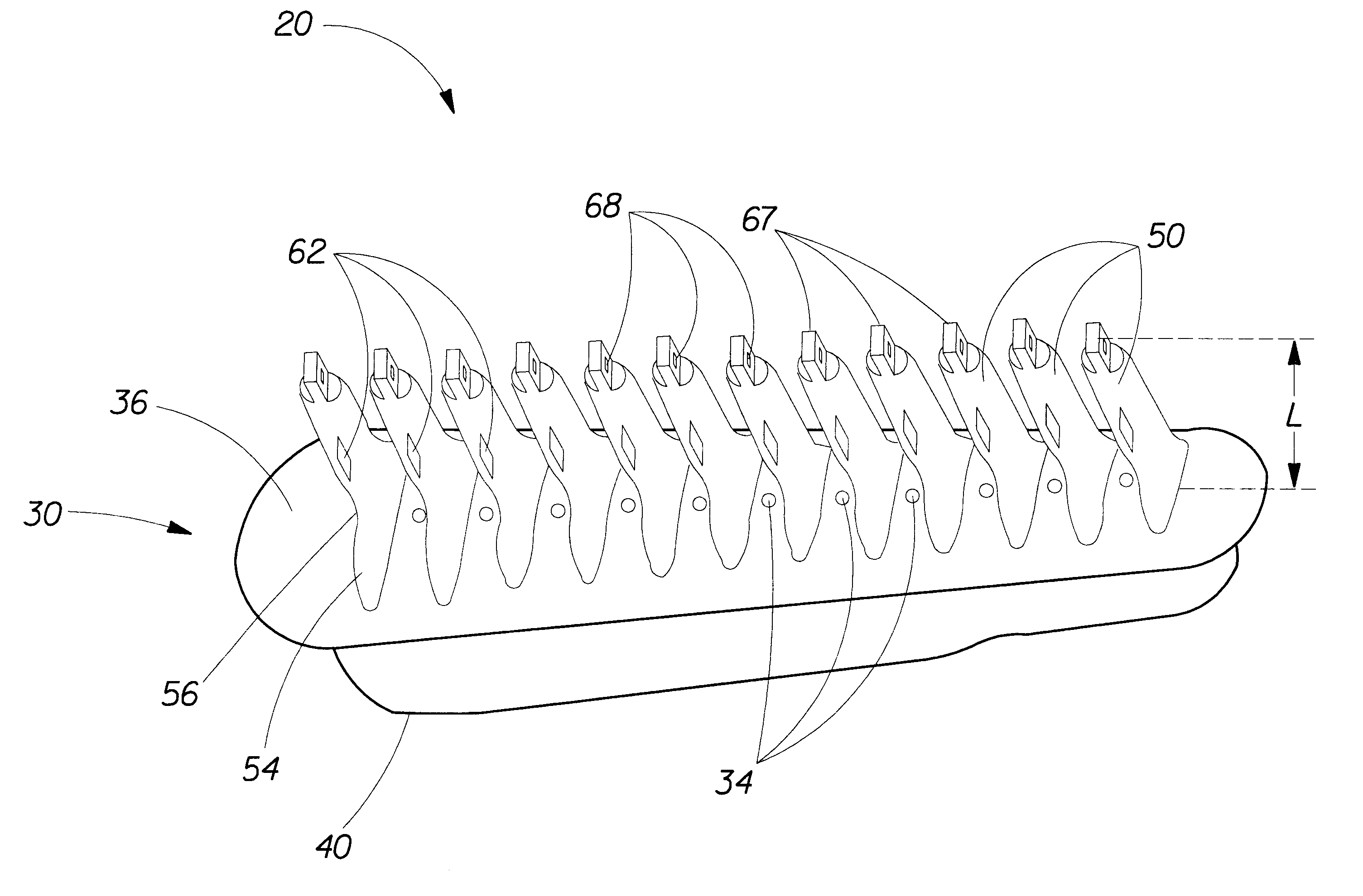 Applicator for applying liquid products to hair