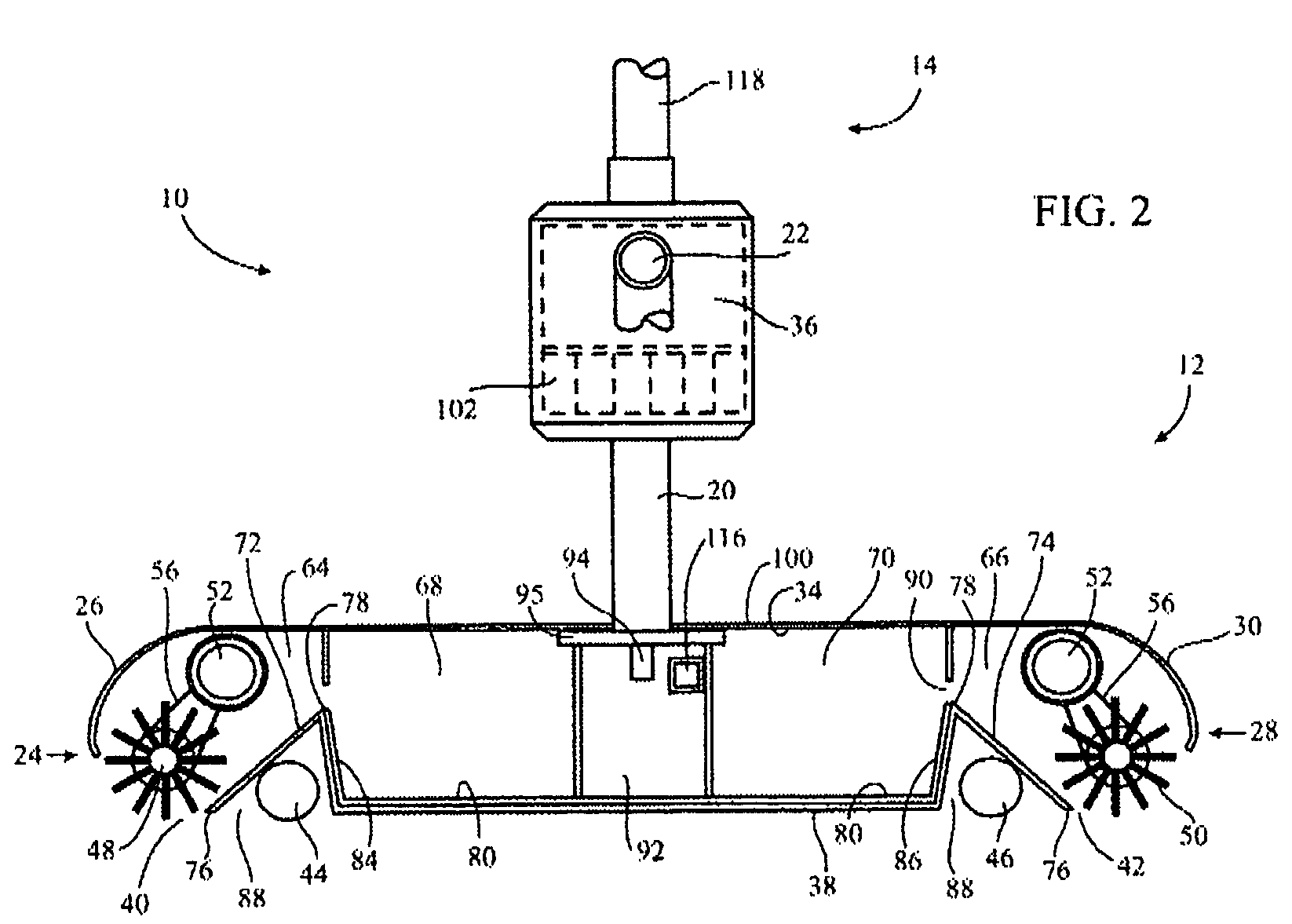 Dirt container for a surface cleaning apparatus and method of use