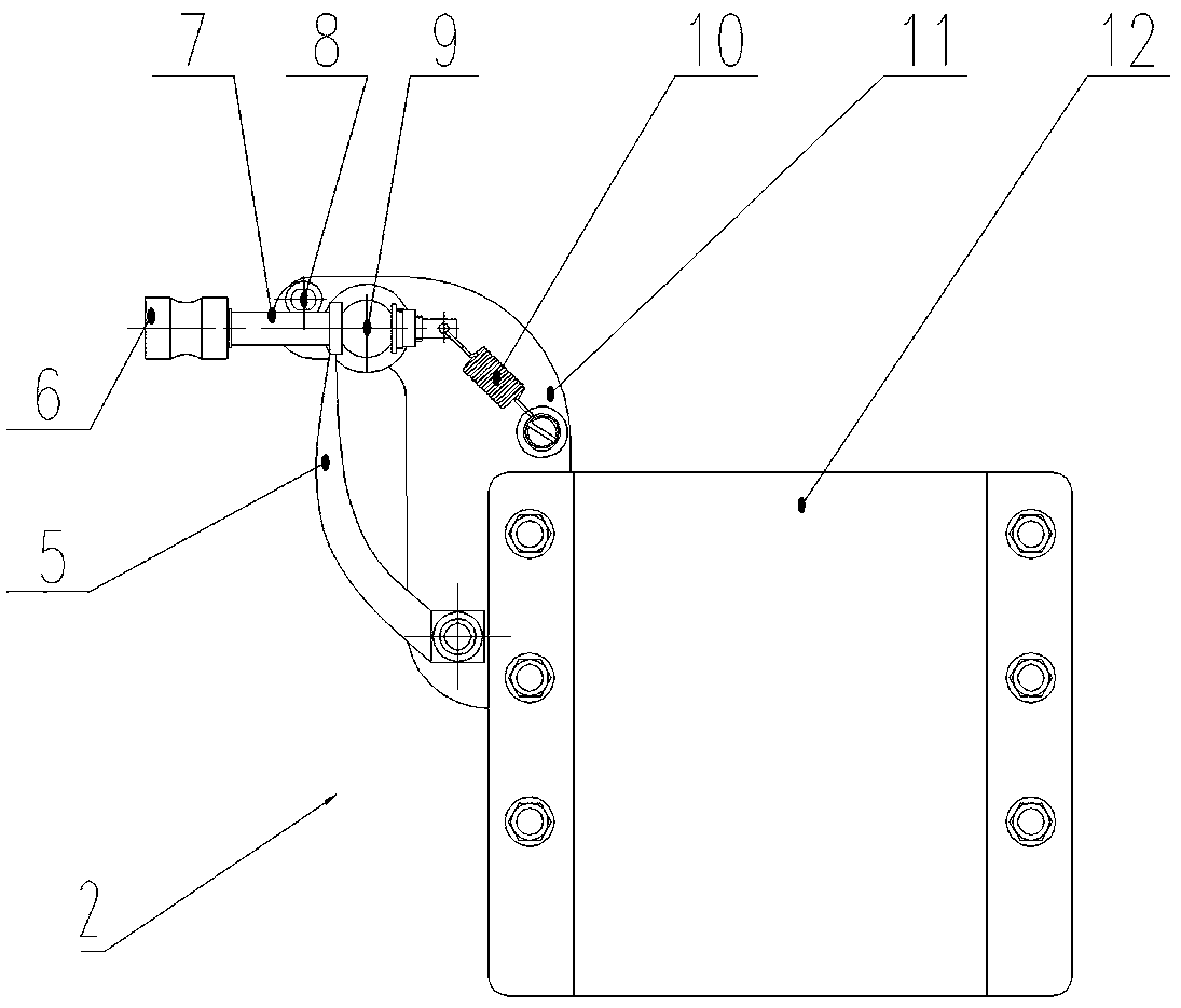 Direct current disconnector and harmonic current break device thereof