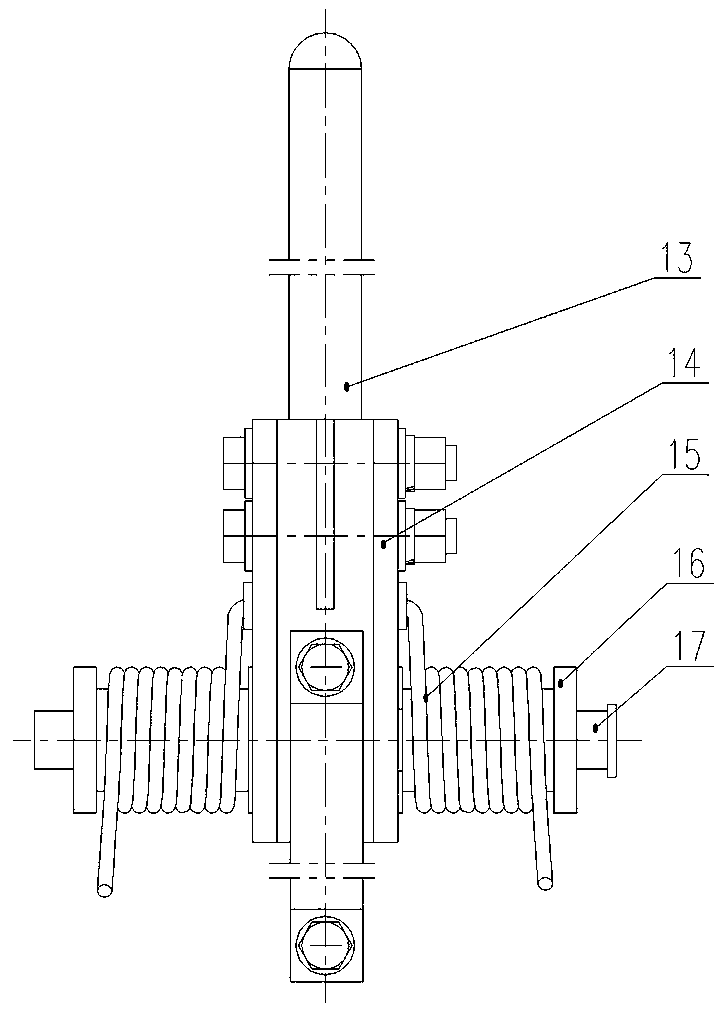 Direct current disconnector and harmonic current break device thereof