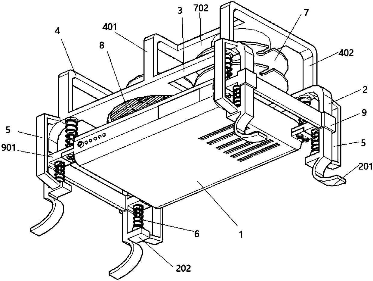 Computer peripheral router structure with automatic network cable winding function