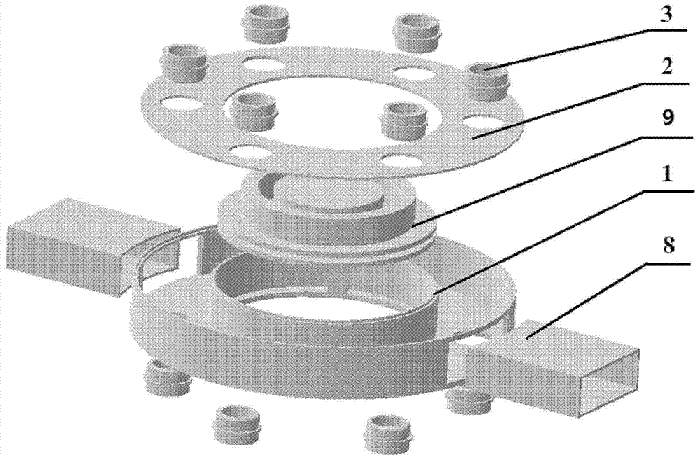 High-order-mode coaxial output cavity