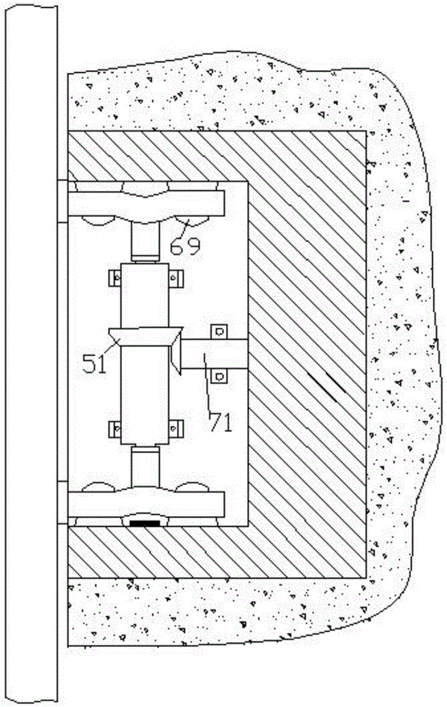 Installation assembly of household wall-mounted liquid crystal television