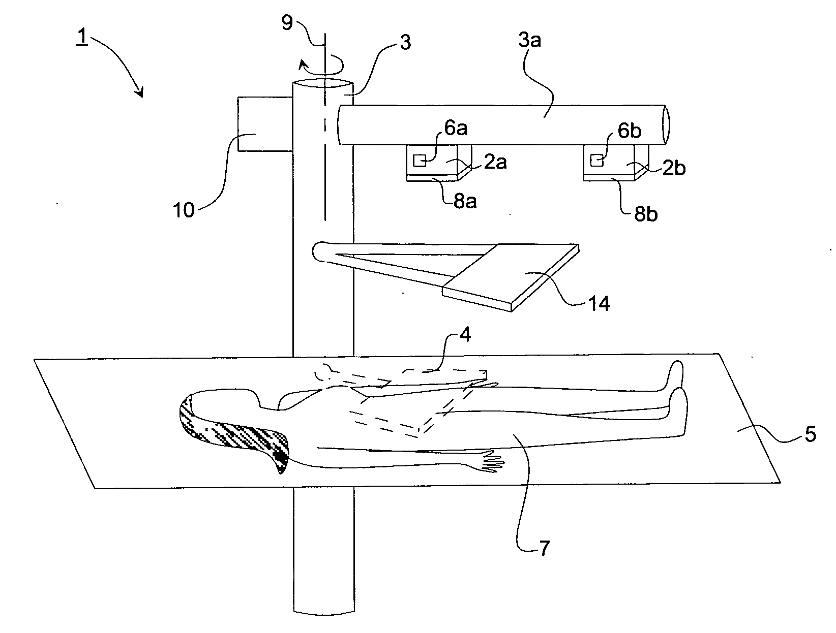 Imaging arrangement and method