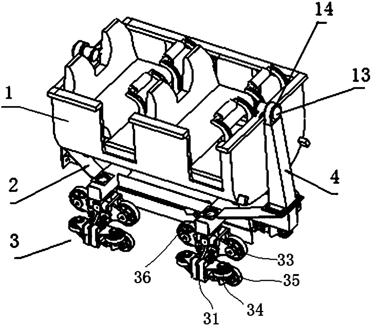 Lateral-swing roller coaster