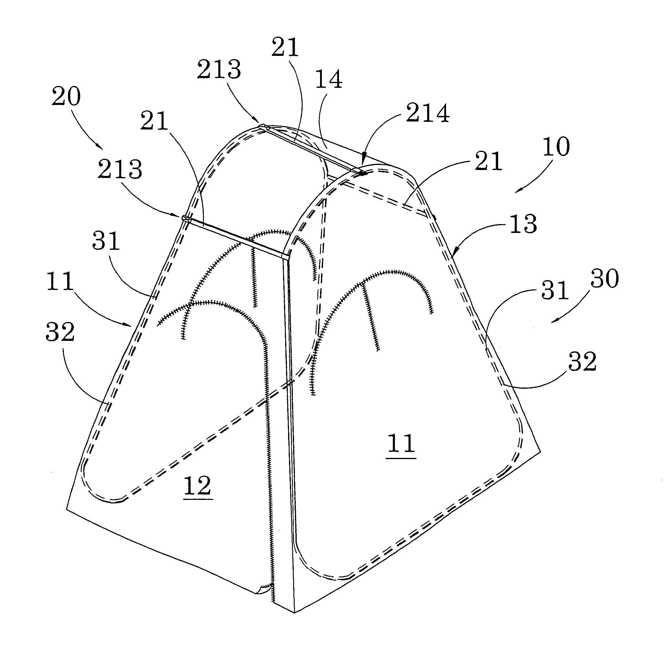 Collapsible hunting blind