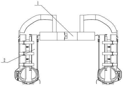 Wearable auxiliary fixing clamp for arm fracture