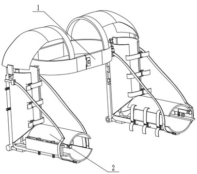 Wearable auxiliary fixing clamp for arm fracture