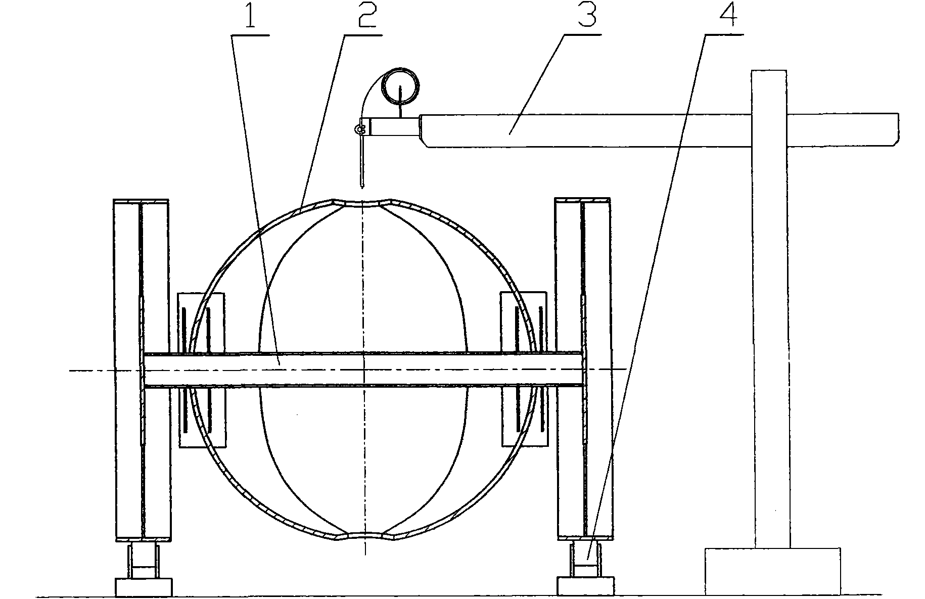 Submerged automatic arc welding tool for segment-shaped seal head