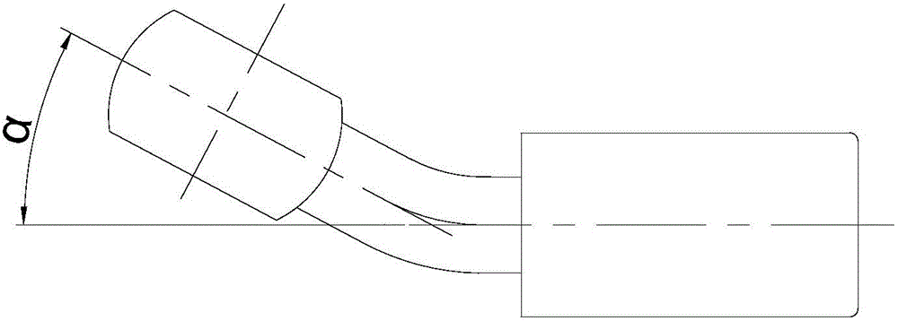 Integrated spherical hydraulic hose metal joint structure and production process thereof