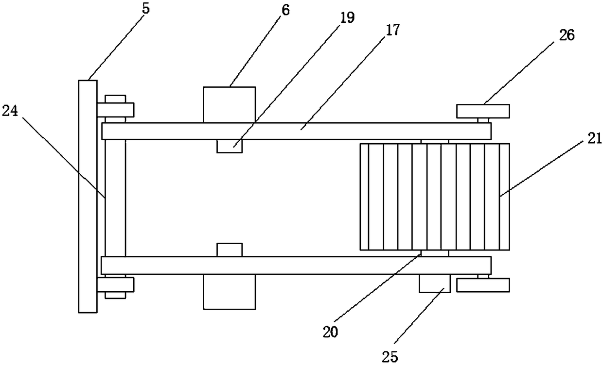 Push-type wall skin removing device for building construction