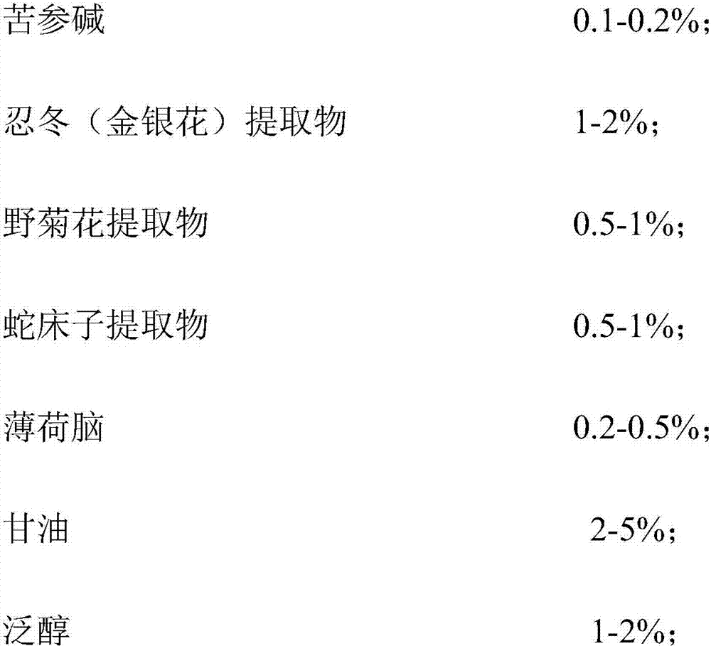 Herbal flower hydrogel and preparation method thereof