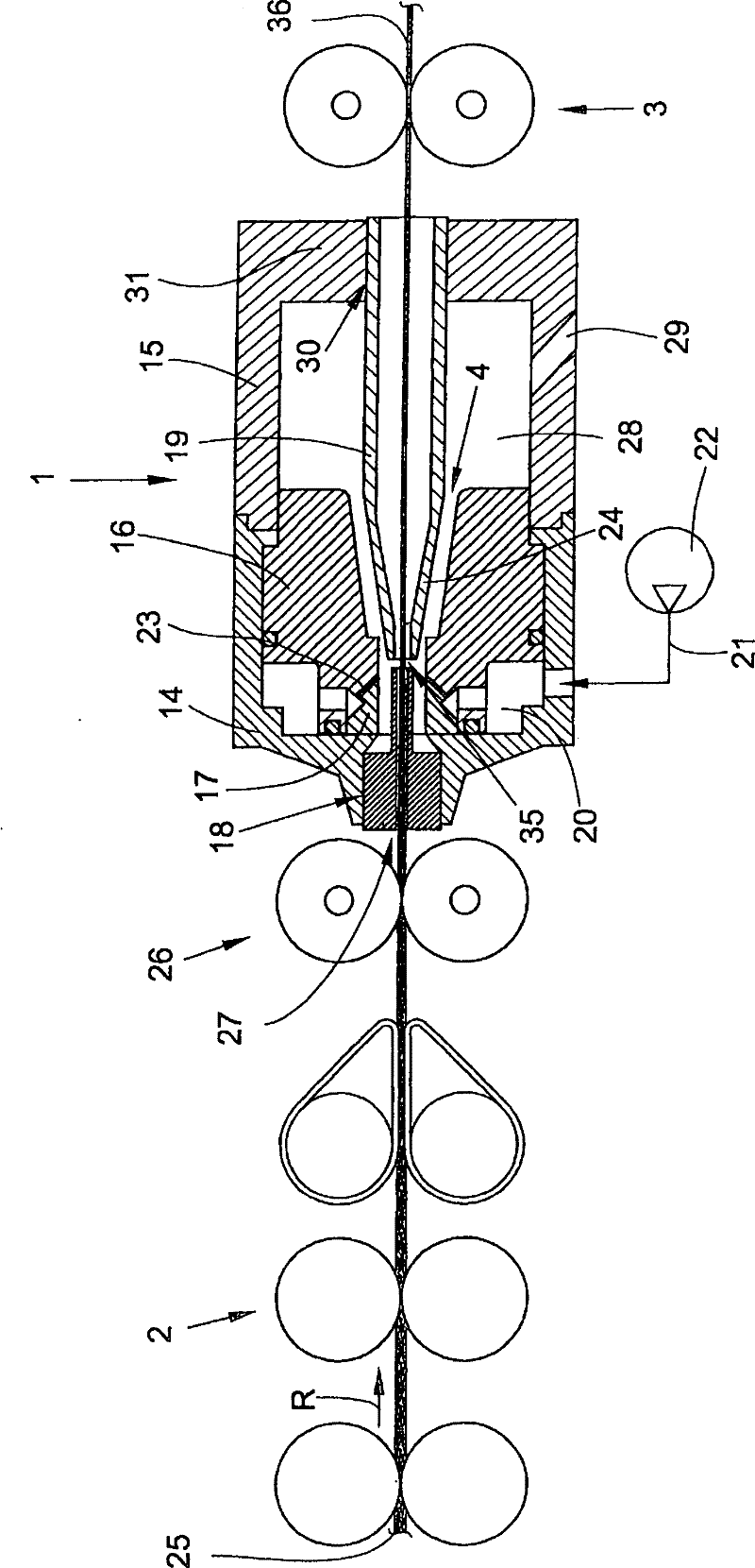 Air-jet spinning device