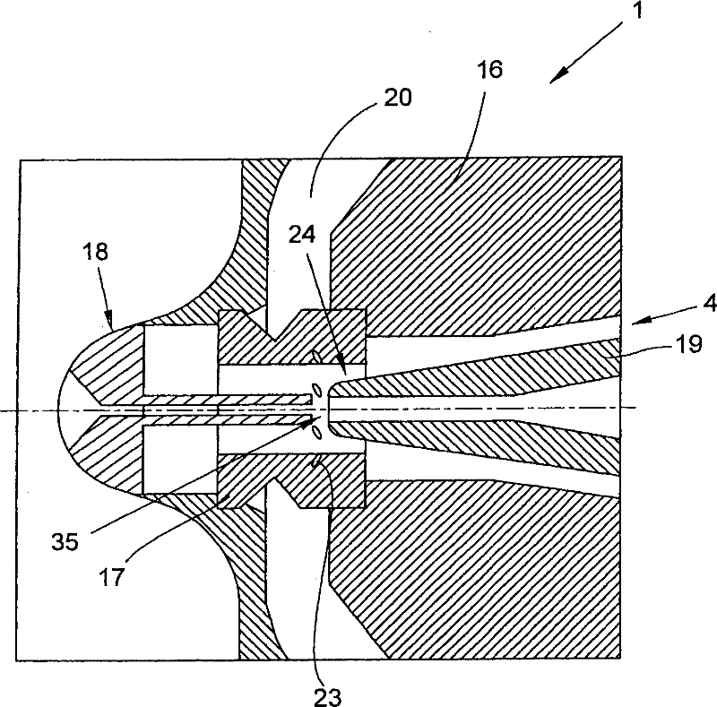 Air-jet spinning device