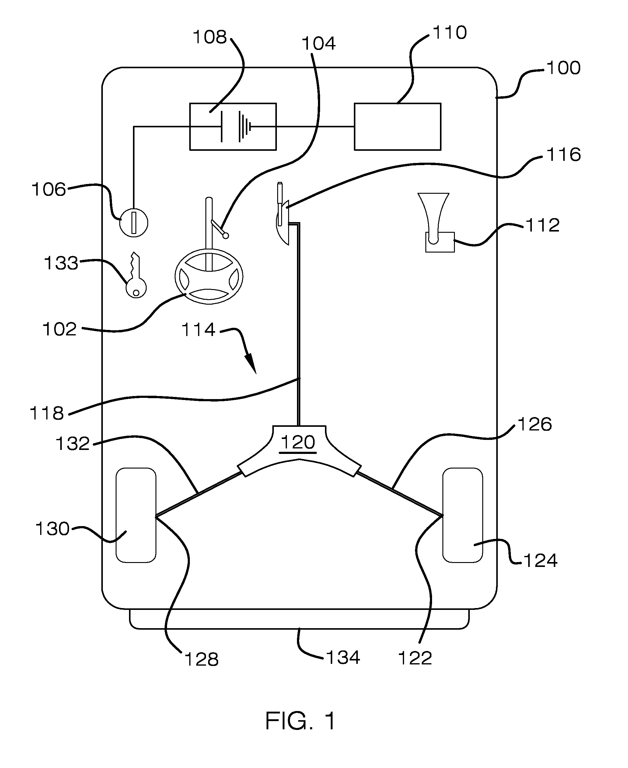 Reverse drive safety system for vehicle