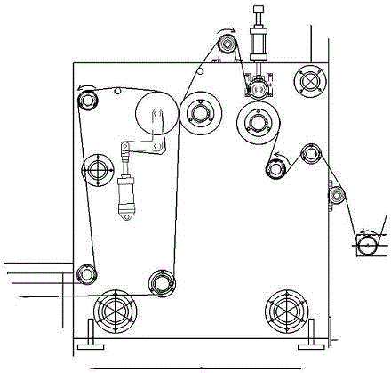 Tension-free compounding and slitting machine for elastic fabric