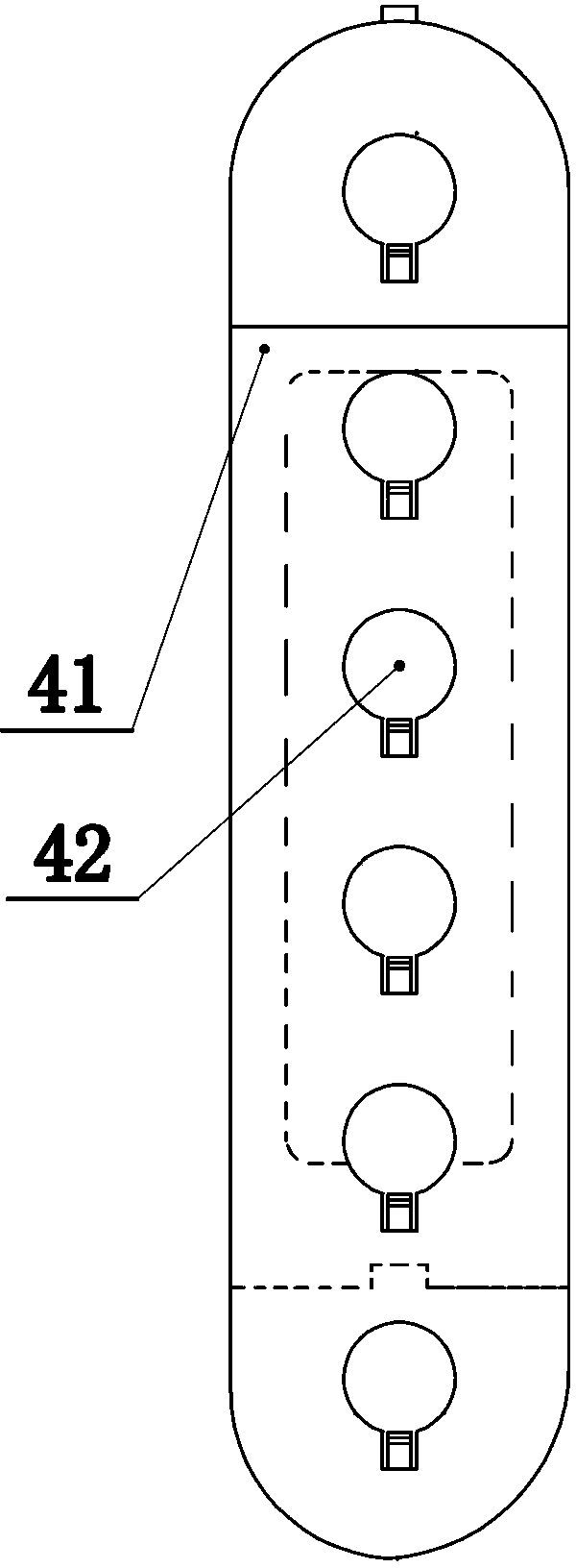 Locking combined hook ring