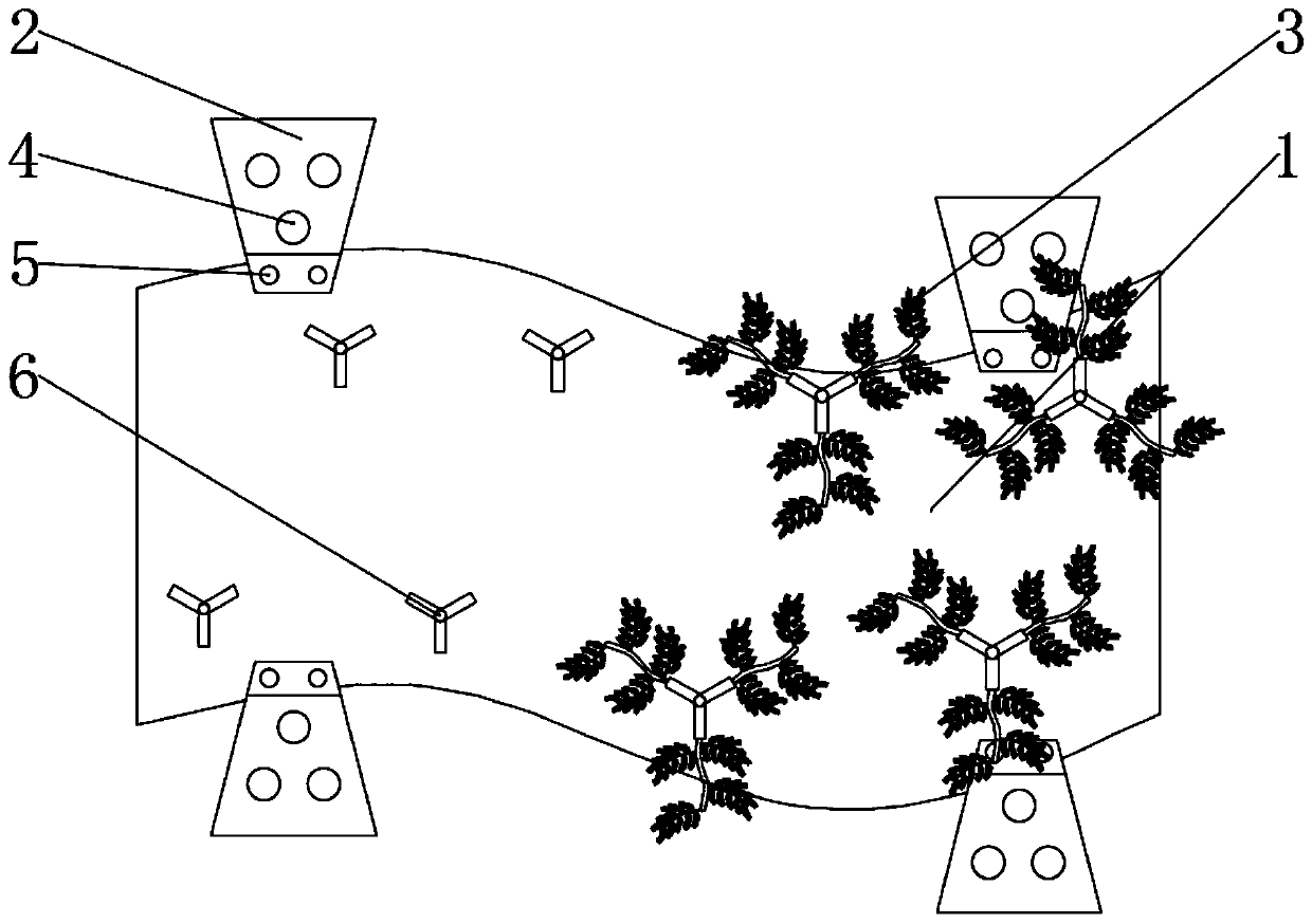 Cold water fish multiplication and releasing seedling sheltering device