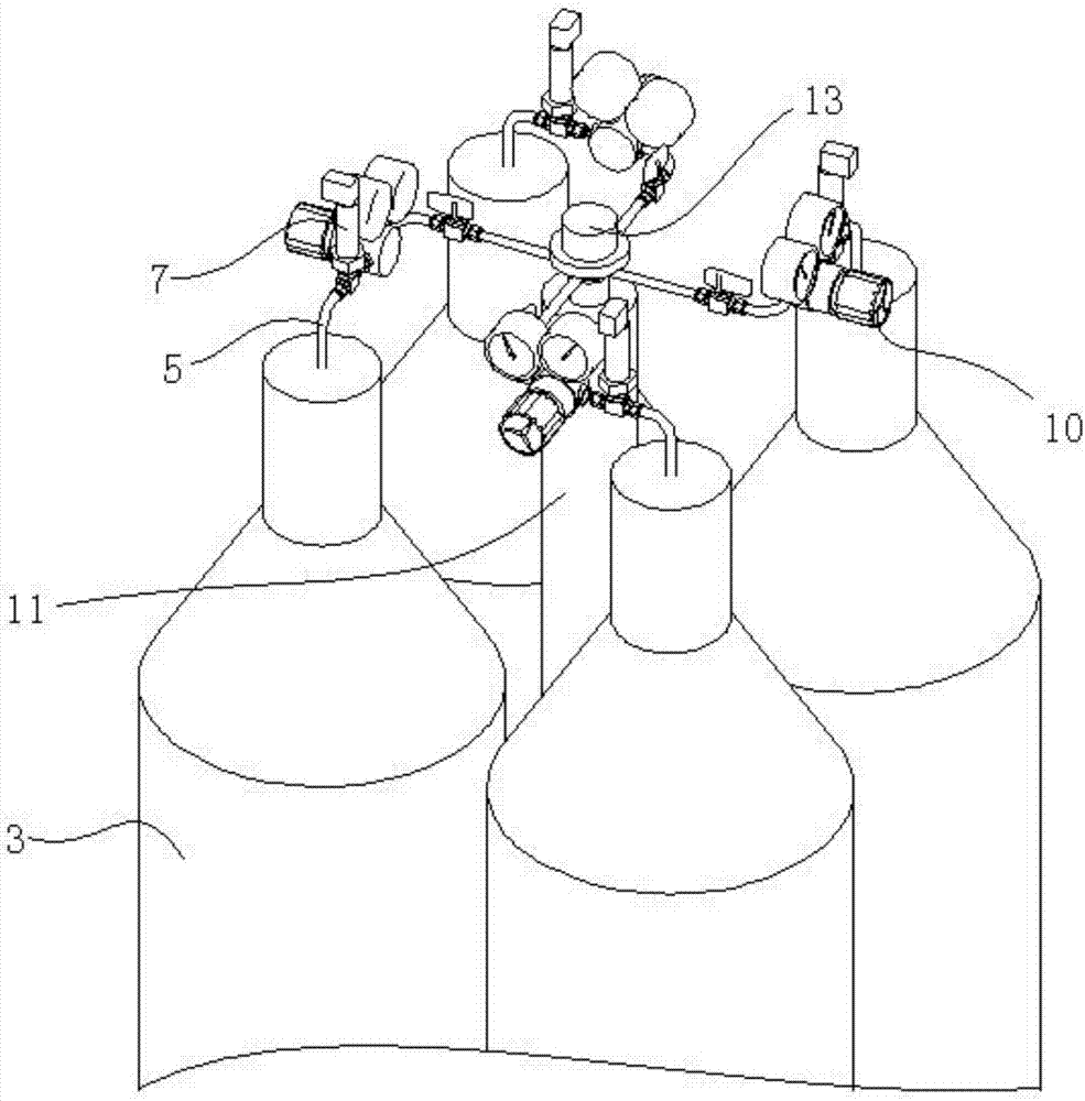 Gas supply equipment and mobile laboratory