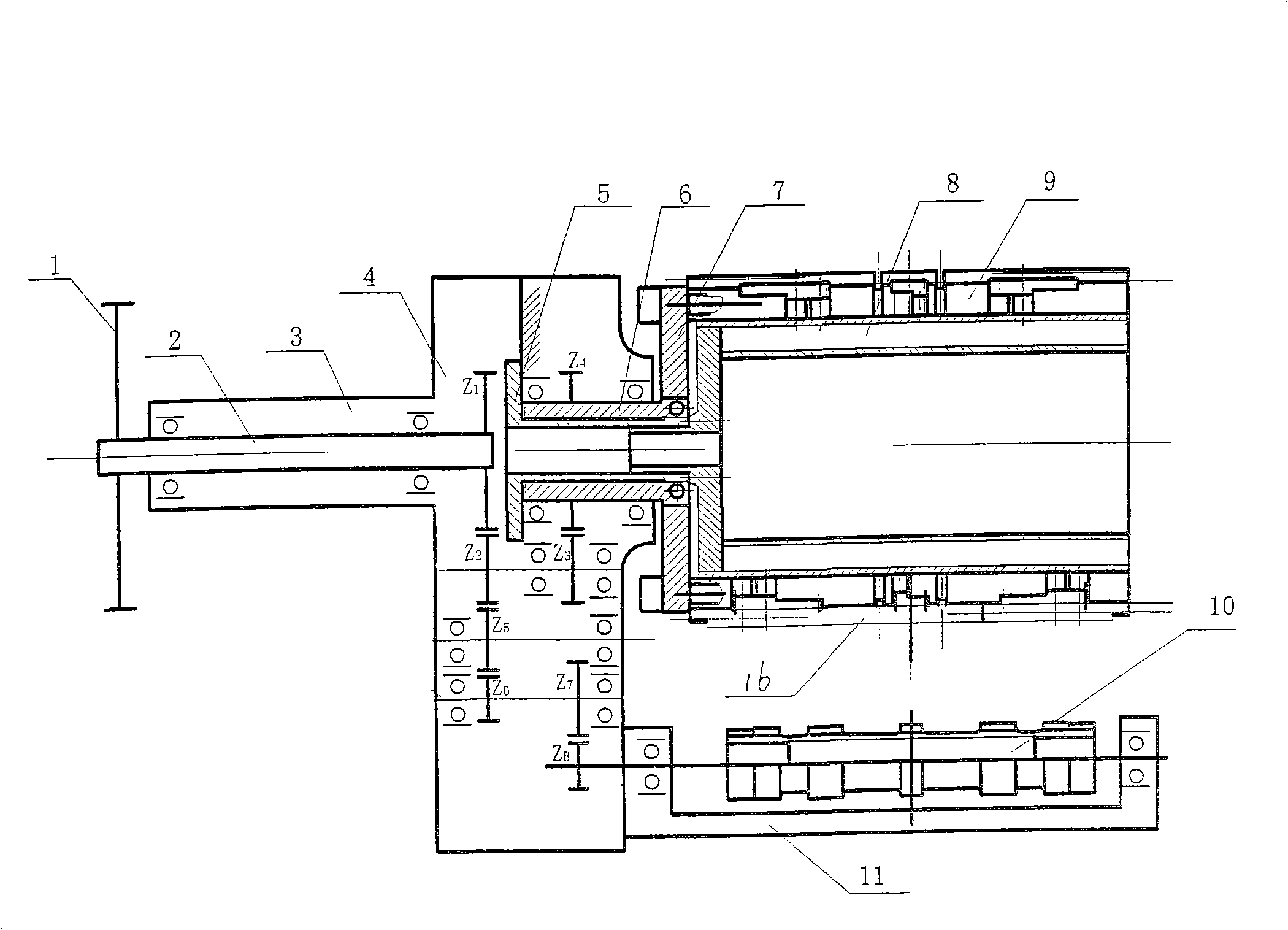 Tobacco on-line laser boring mechanical installation