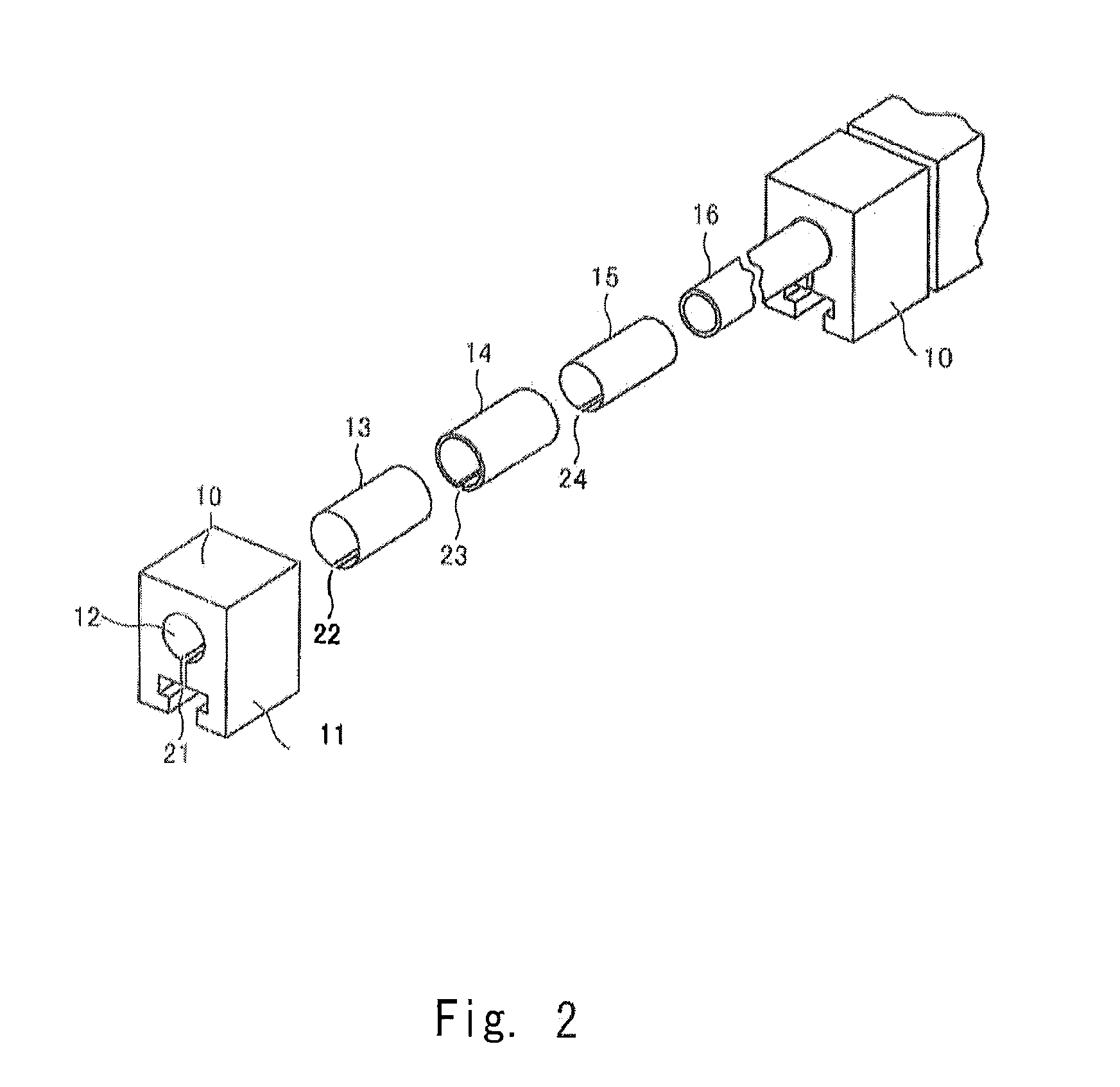 Heat receiving tile formed of carbon fiber composite material and method of manufacturing the same