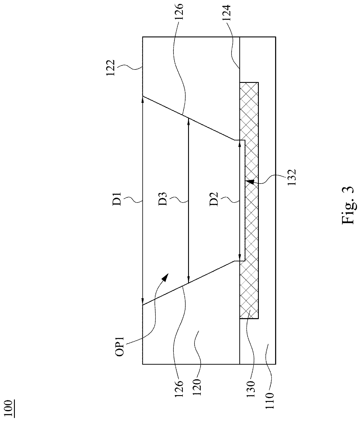 Conductive via structure