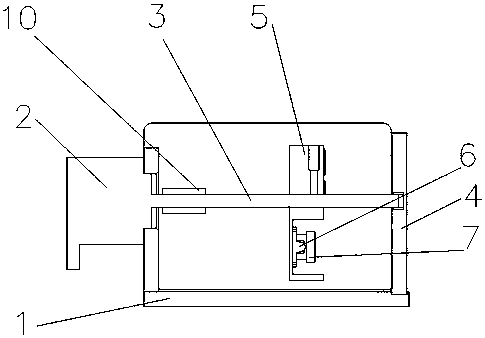 Ultraviolet LED automatic switching device for fluorescence detection