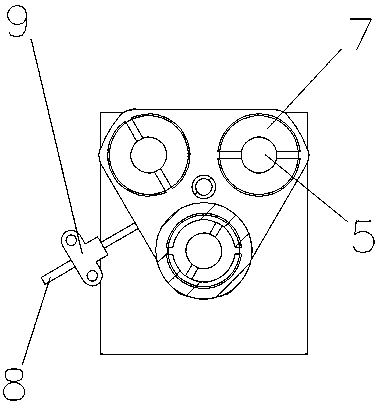 Ultraviolet LED automatic switching device for fluorescence detection