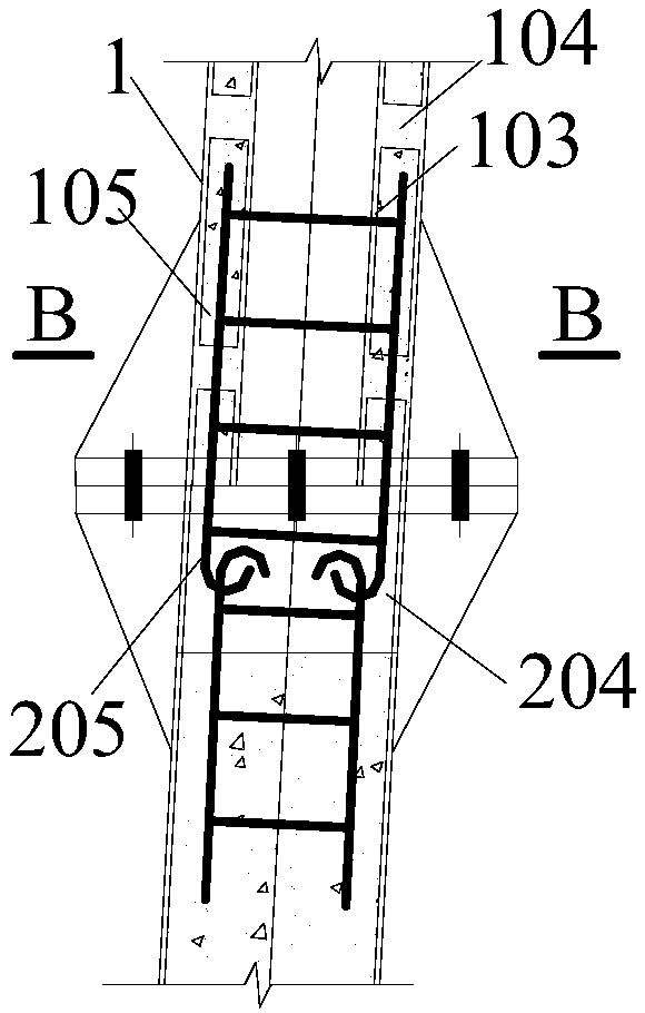 Assembled-type power transmission tower connection joint and manufacturing method thereof