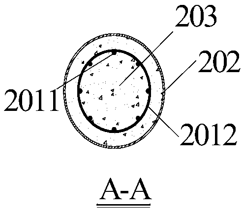 Assembled-type power transmission tower connection joint and manufacturing method thereof