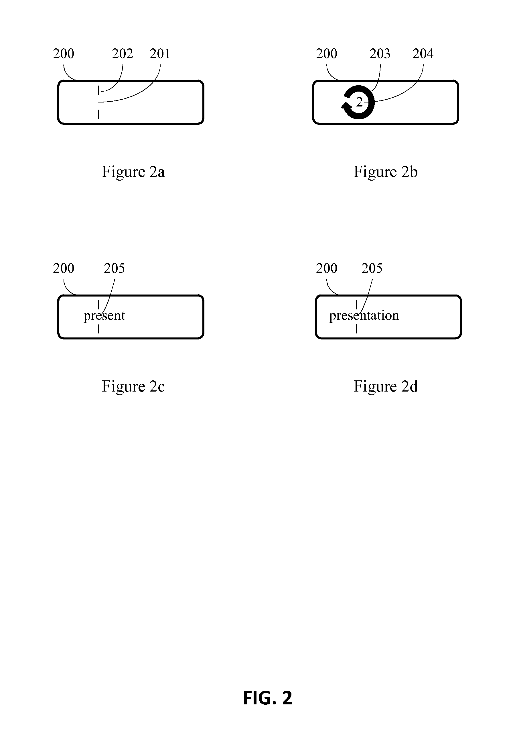 Serial text display for optimal recognition apparatus and method