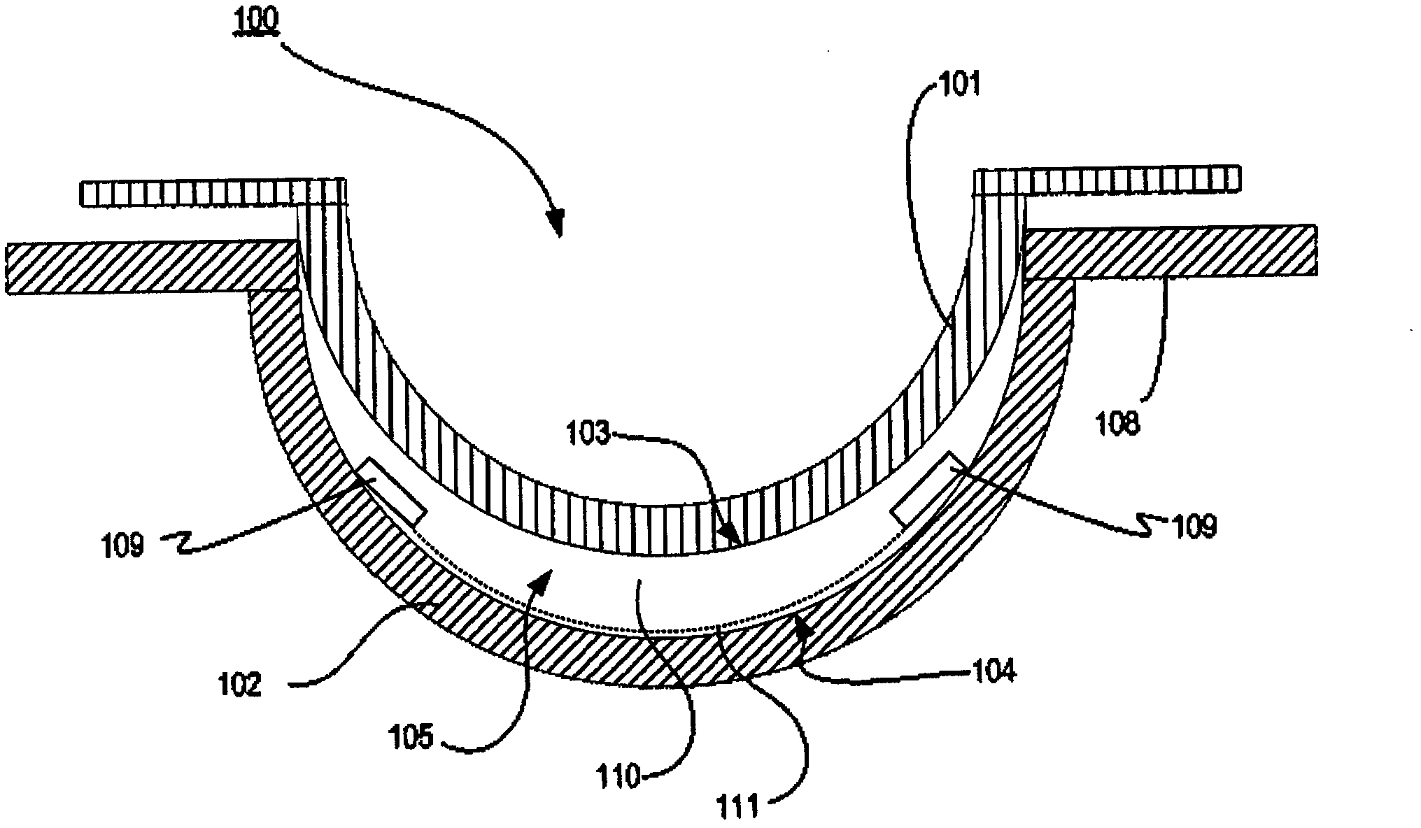 Binder of energized components in an ophthalmic lens