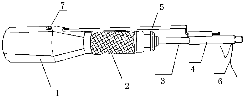 Planting nail positioning device and positioning method thereof