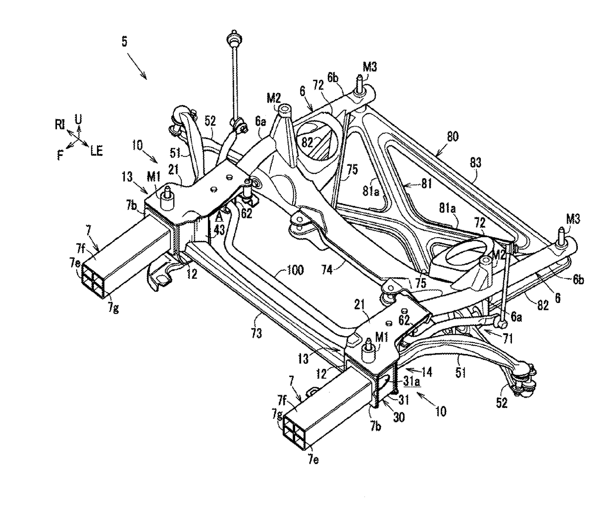 Front sub-frame structure