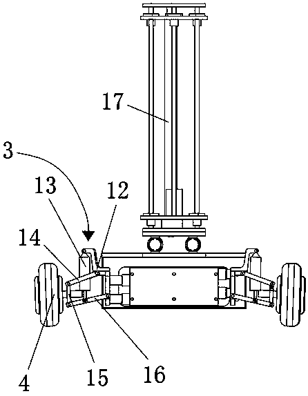 Photographing trolley capable of sliding steering