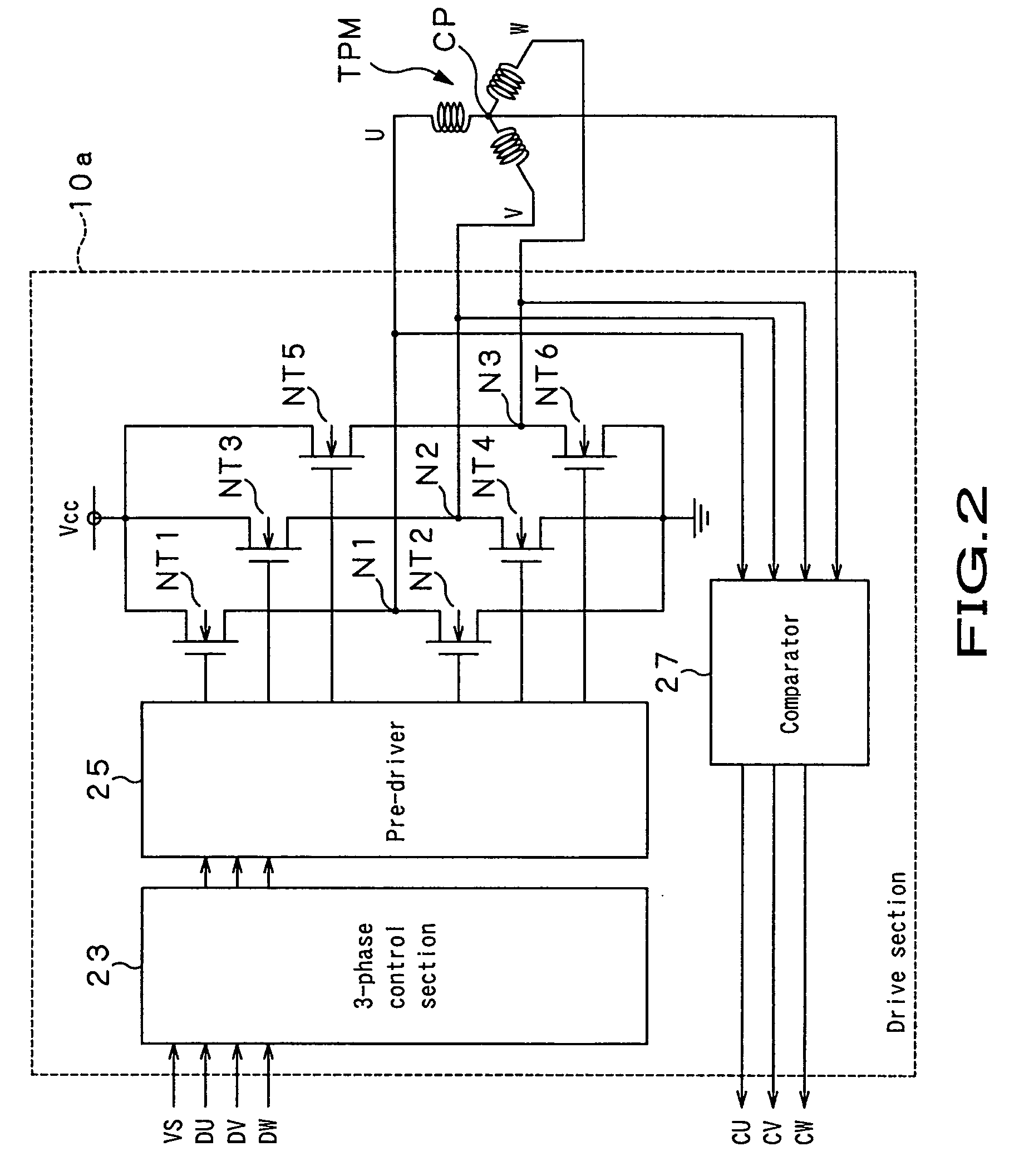 Disc drive apparatus and motor driver circuit