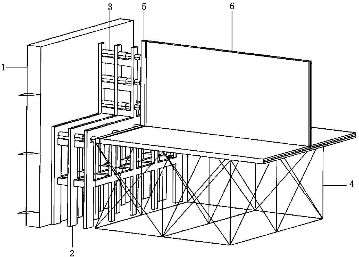 Full-section jacking system and jacking method for underground excavation of comprehensive pipe gallery sub-storage structure