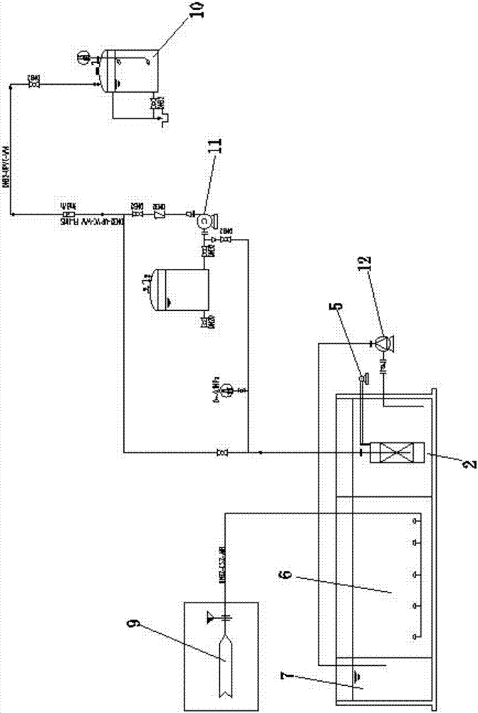 High-efficiency integrated denitrification apparatus