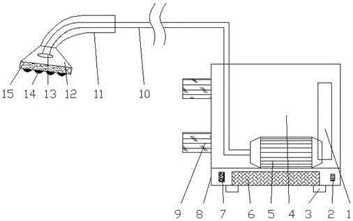 Flower blade wiper