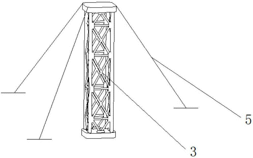 Inverse installation and construction method of indoor stage steel structure in theater