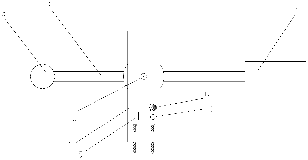 An automatic alarm device for foundation pit settlement