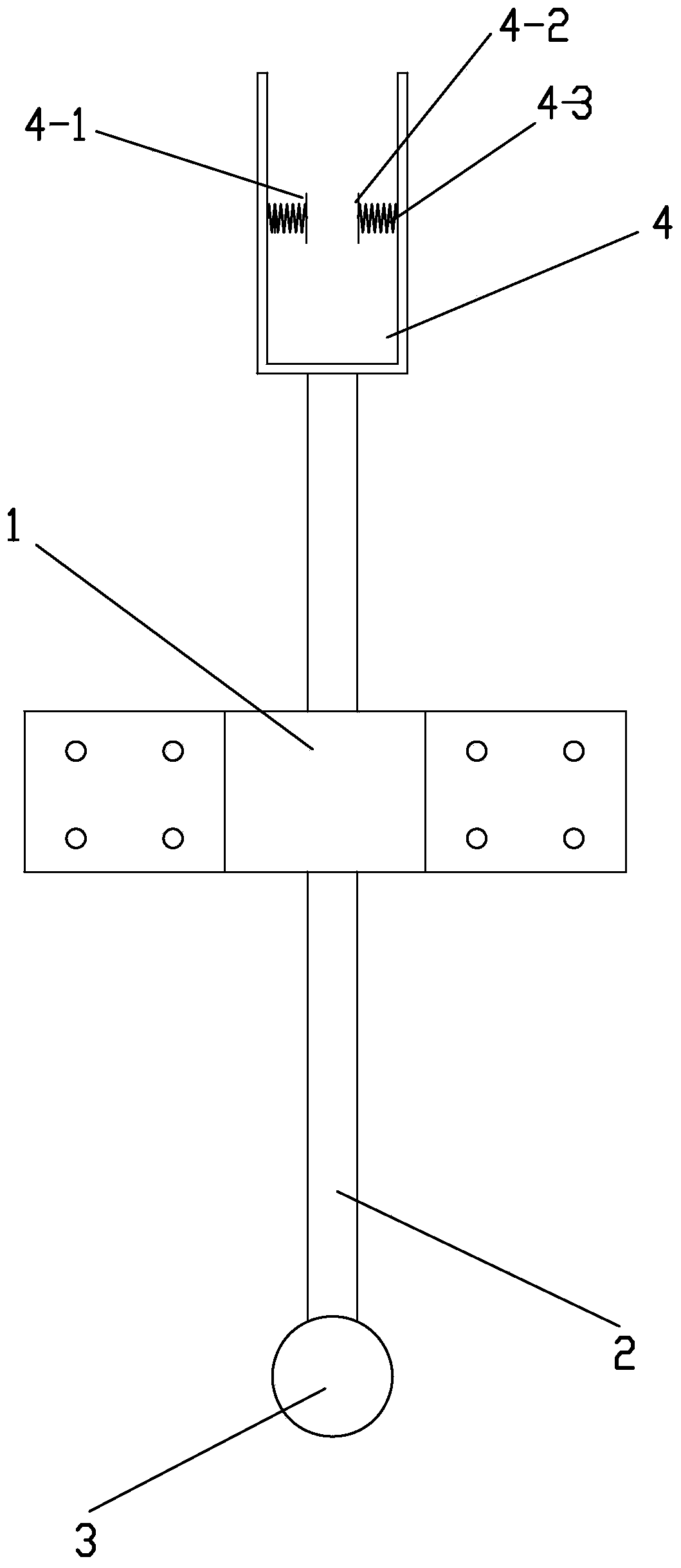 An automatic alarm device for foundation pit settlement