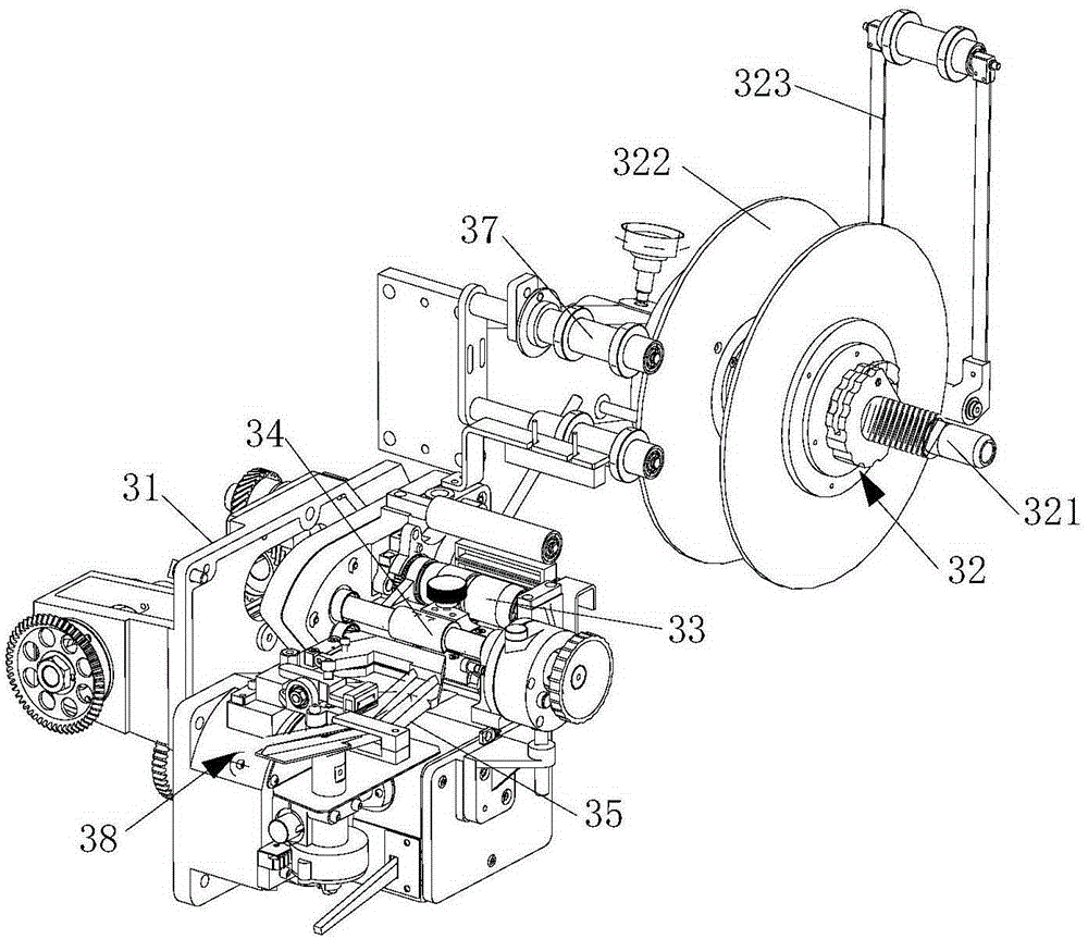 Paper feeding device for candy packaging machine