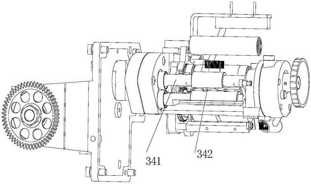 Paper feeding device for candy packaging machine