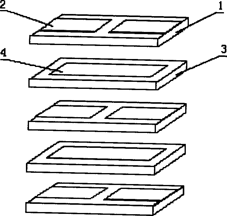 Multiple layered sheet structured ceramic capacitor in use for middle and high voltages