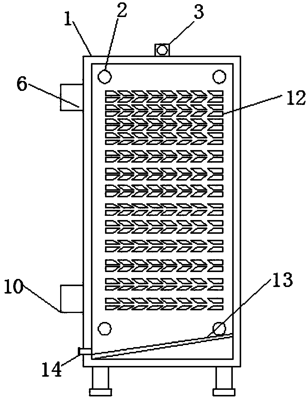 Combustion boiler with inlet air filtering function