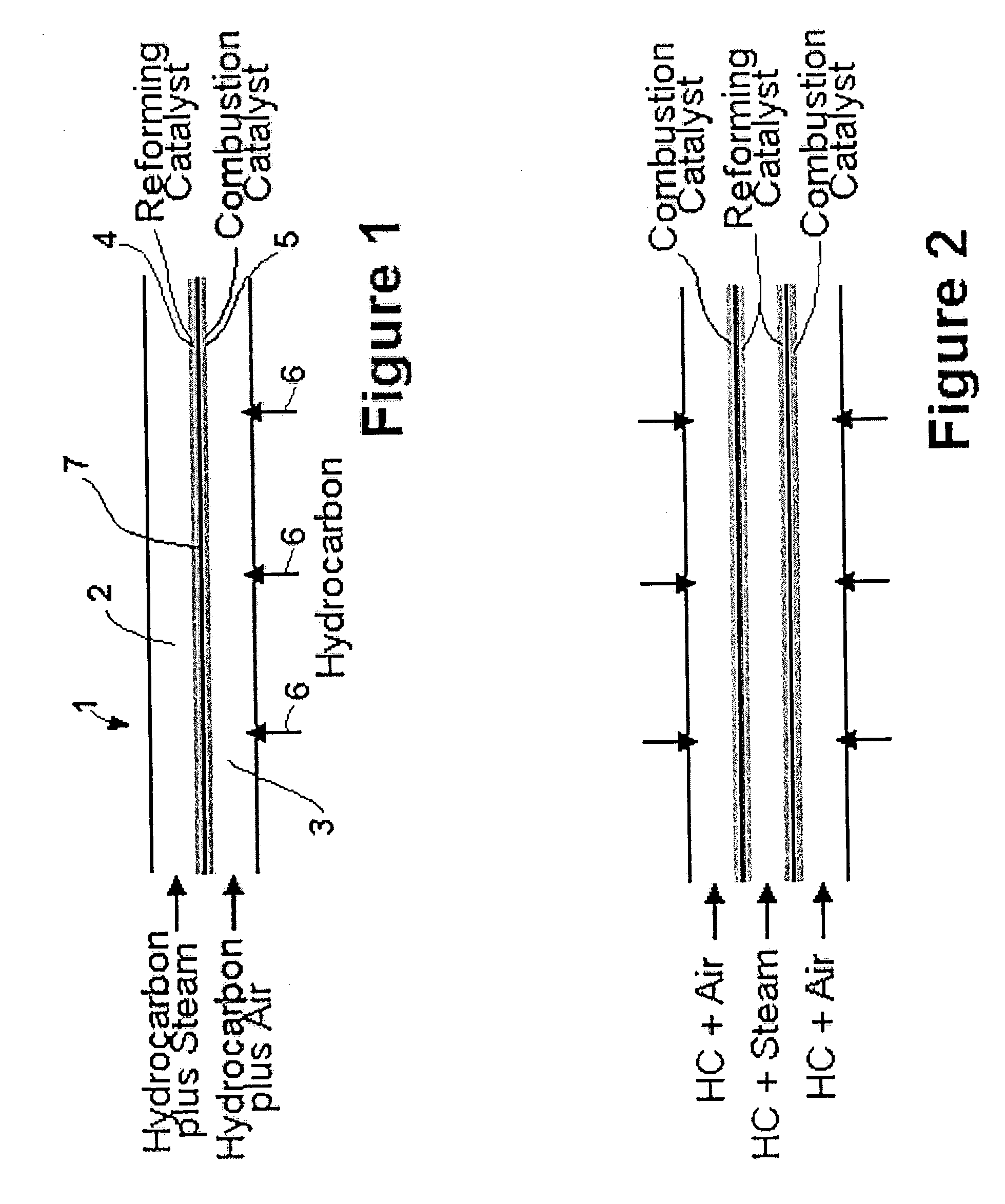 Regenerative autothermal catalytic steam reformer