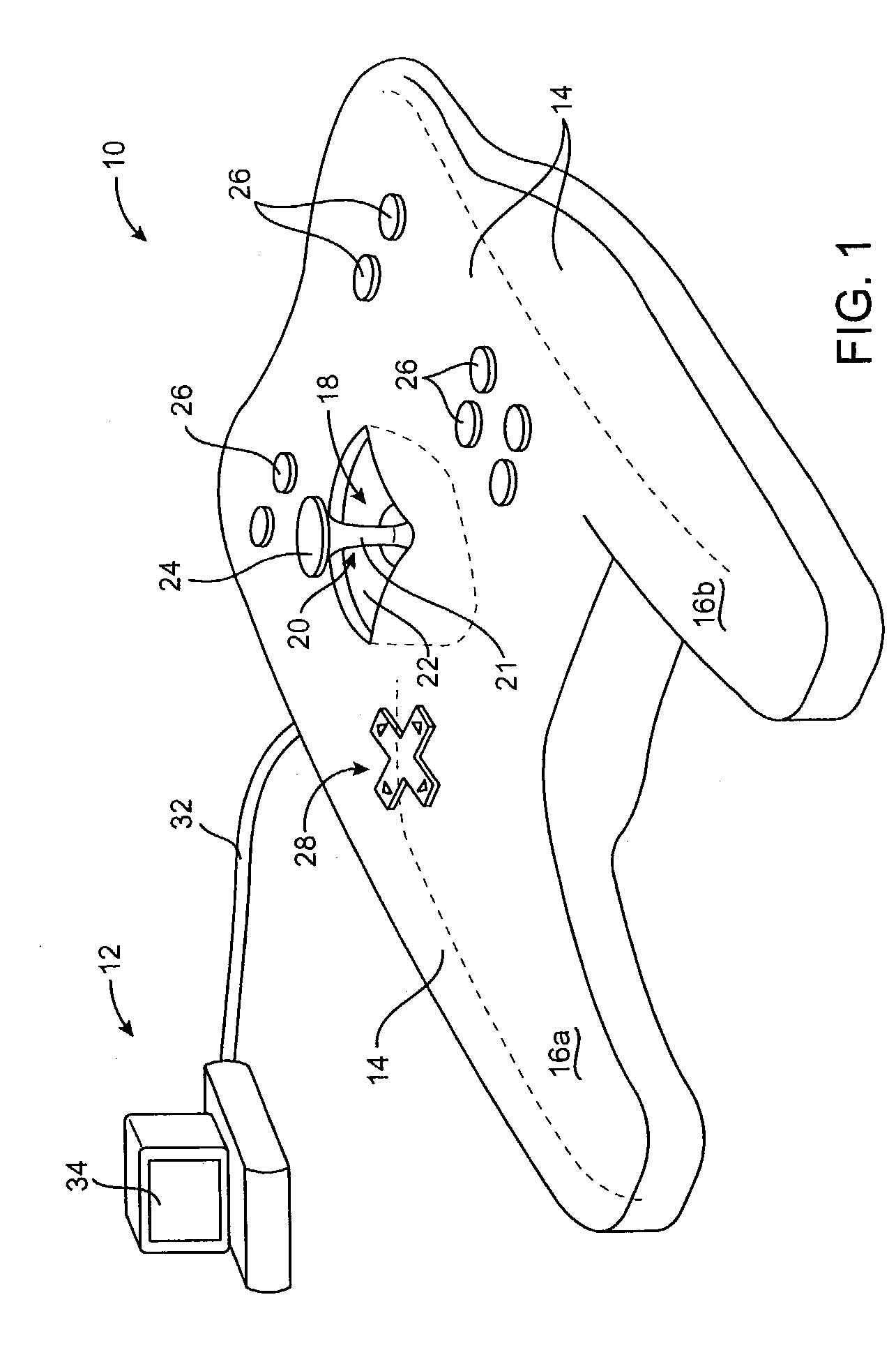 Flexure mechanism for interface device